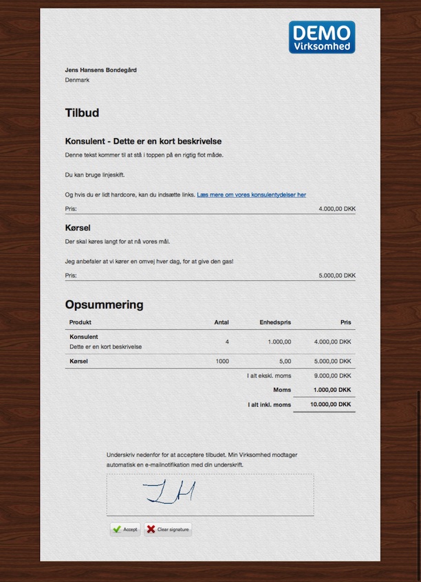 Billy Regnskabsprogram og udvidet tilbud