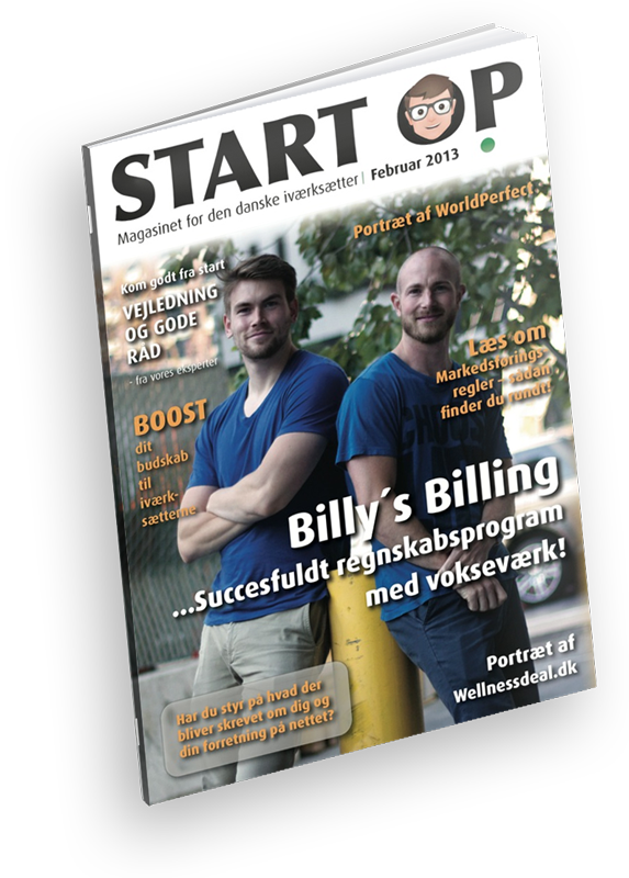Billy Regnskabsprogram og start op cover