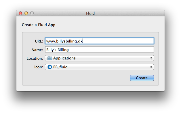 Billy Regnskabsprogram og fluid app